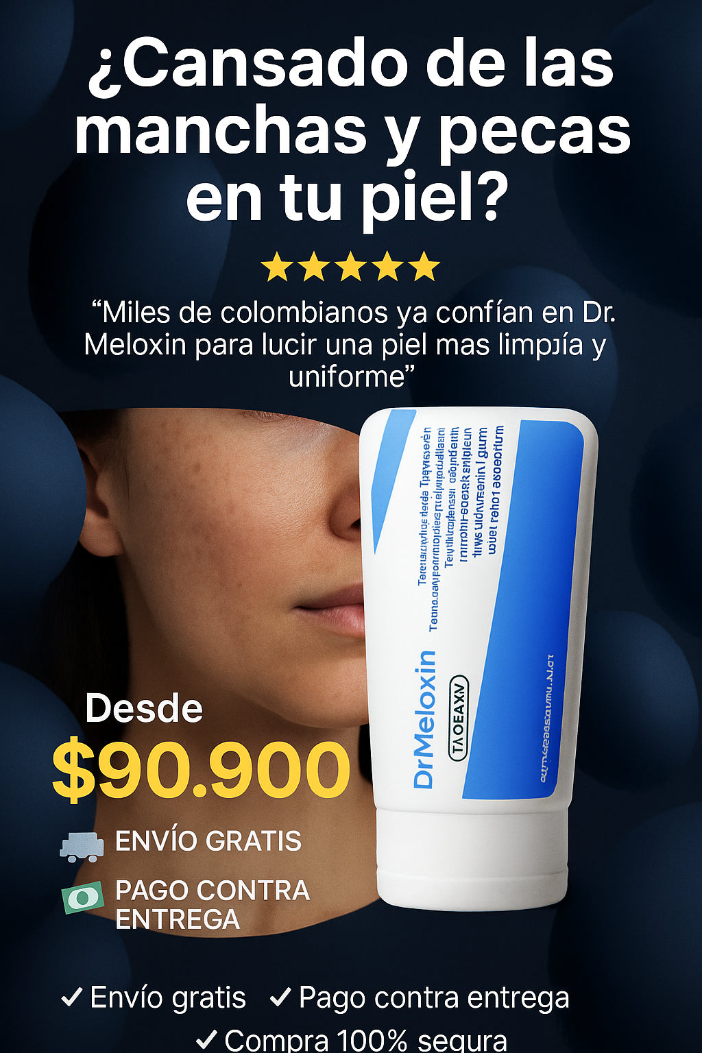 Dr. Melaxin™ Crema Dermatológica con Ácido Tranexámico y Niacinamida que Revitaliza tu Piel